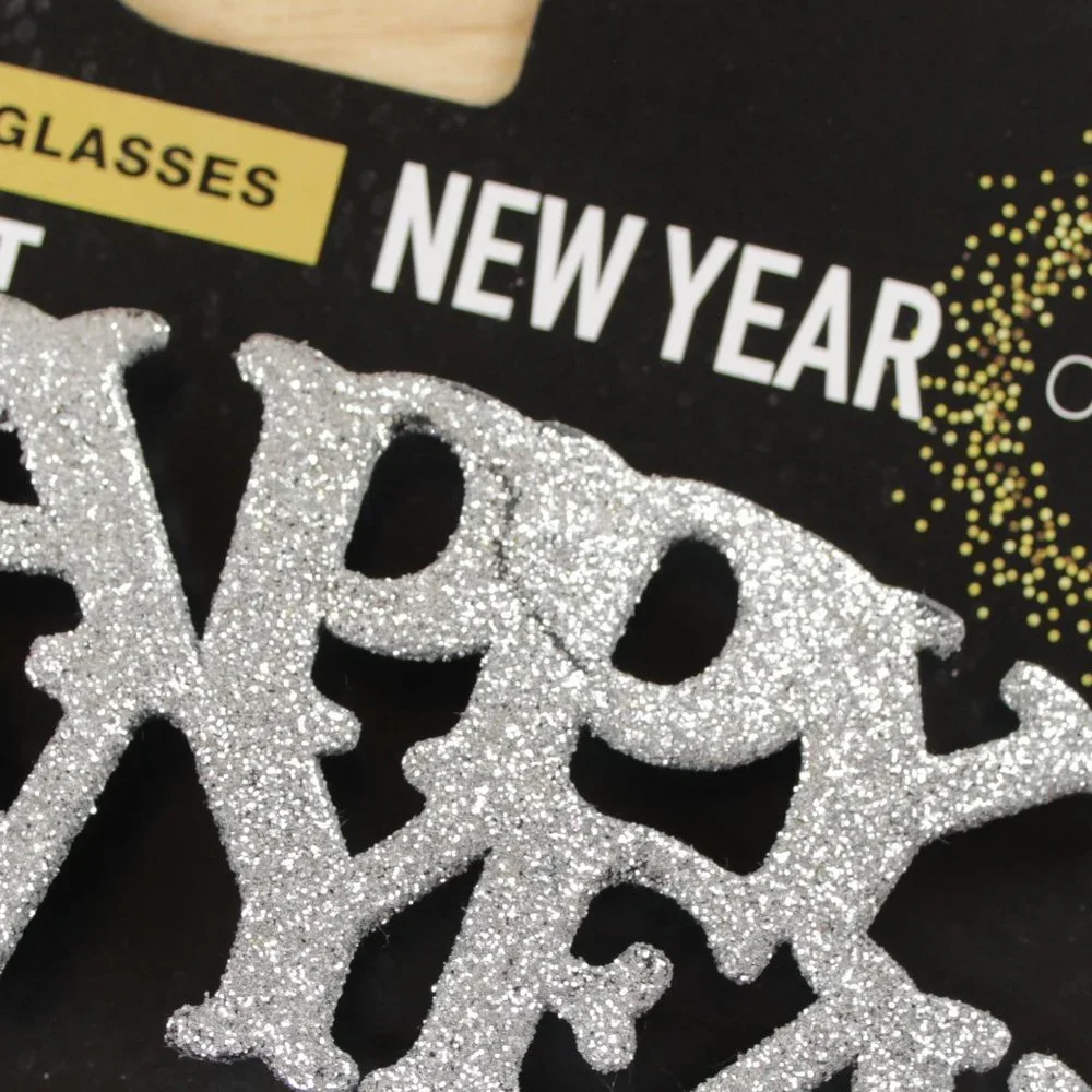 2 Happy New Year Party Glasses
